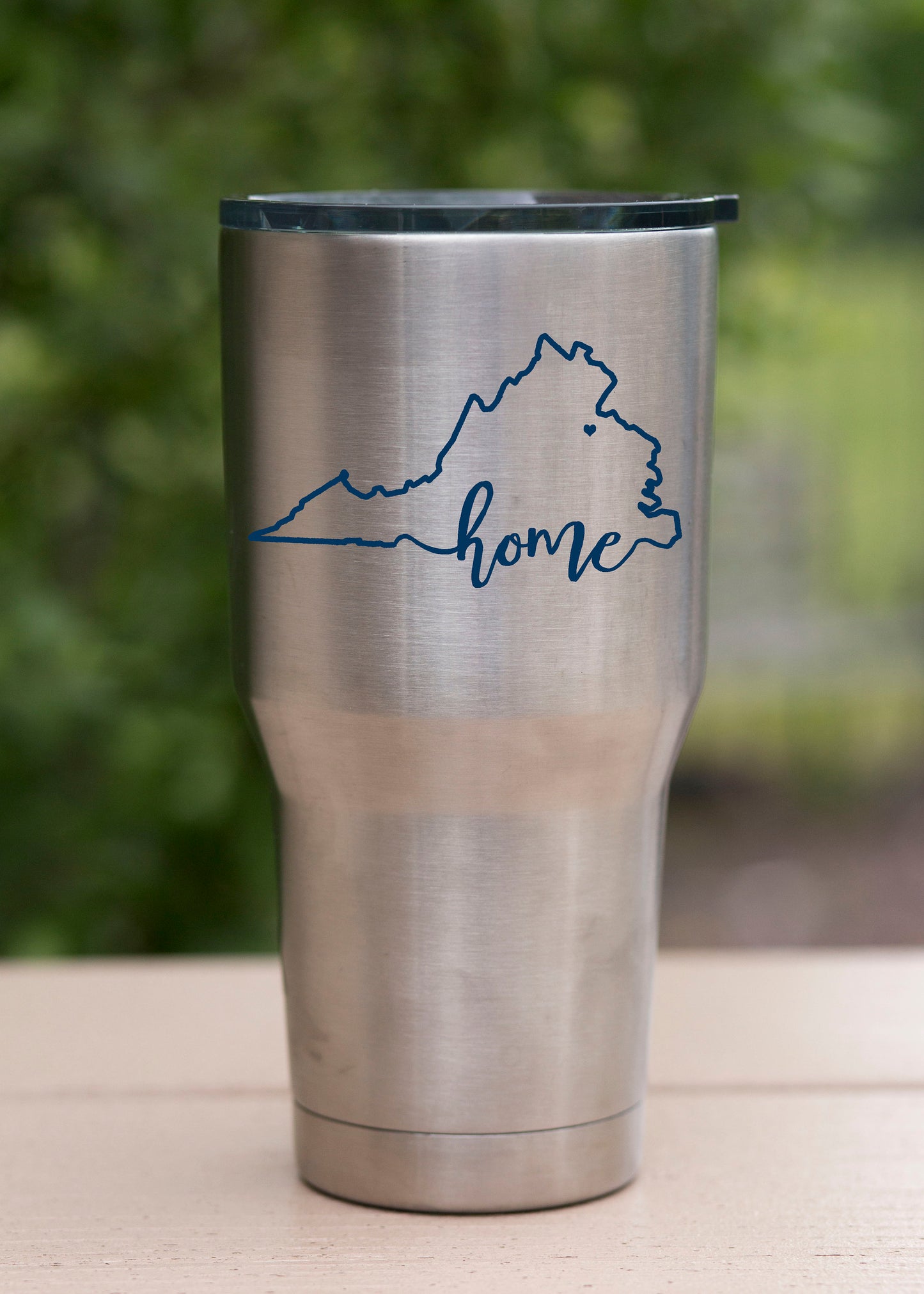 Virginia home vinyl decal